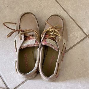 Kids Sperry Top Sider Boat Shoes Size 3.5
